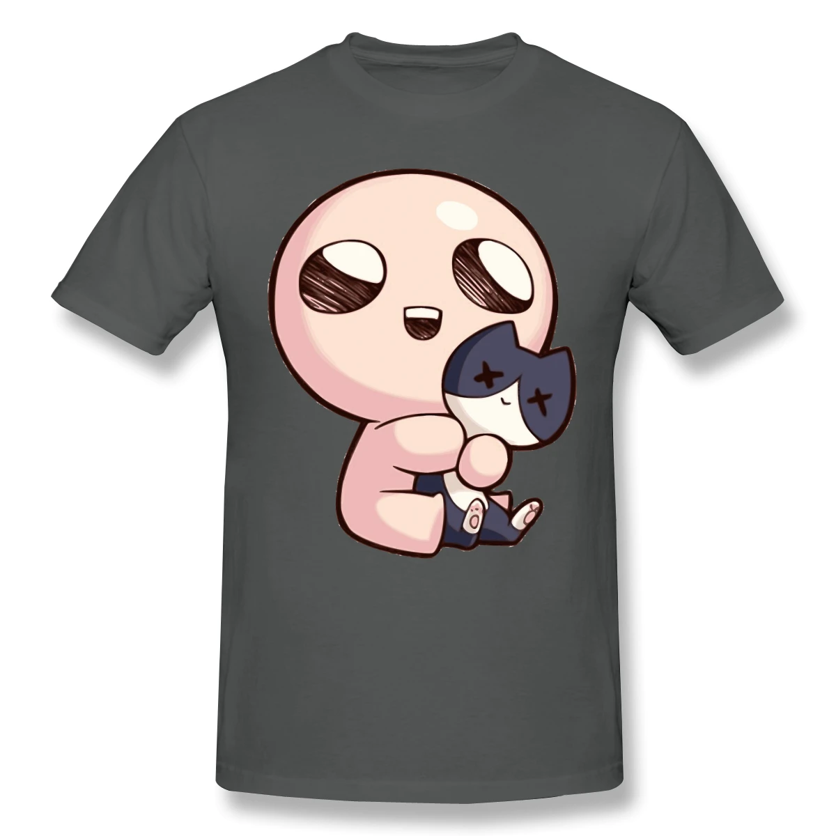 Милая футболка с изображением кота Гаппи из Исаака Забавные футболки круглым