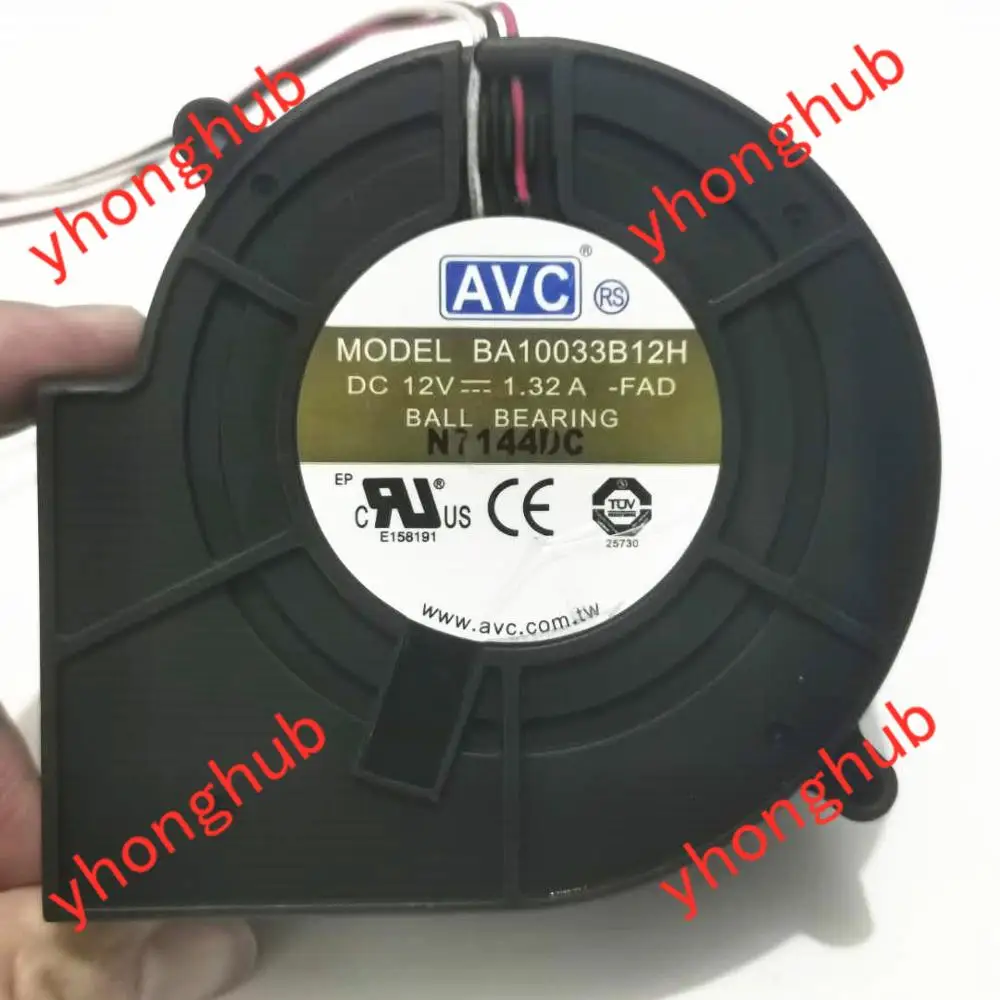 AVC BA10033B12H FAD сервера вентилятор DC 12V 1.32A 97x94x33 мм 3 провода|server fan|fan dcfan dc 12v |