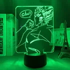 Аниме 3d лампа One Punch Man Garou светодиодный ночсветильник для спальни Декор Светильник подарок на день рождения Аниме 3d лампа Garou One Punch Man