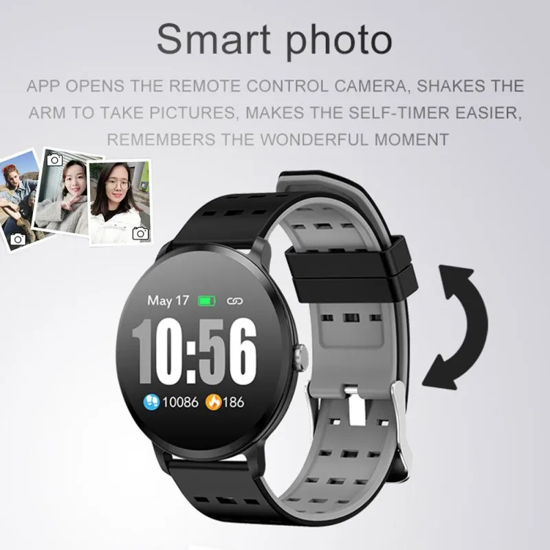 S80 четыре цвета Смарт-часы фитнес-контроль водонепроницаемый фитнес-трек