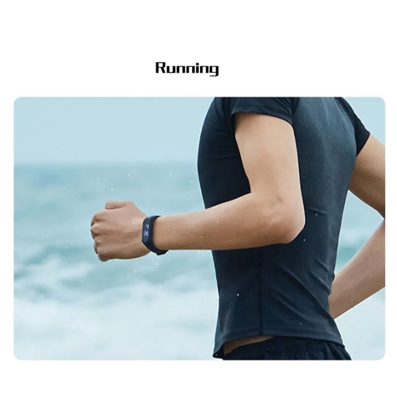 Модные цифровые светодиодный спортивные часы унисекс с силиконовым ремешком