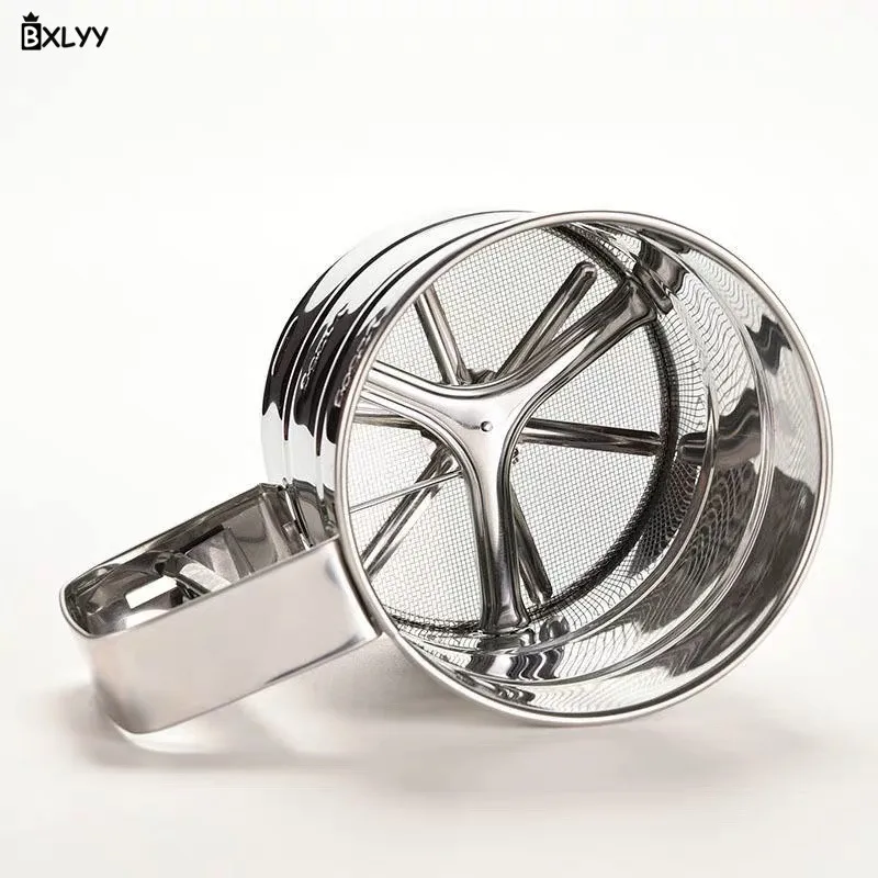 Новый мукомольный сито из нержавеющей стали DIY инструмент для выпечки ручной
