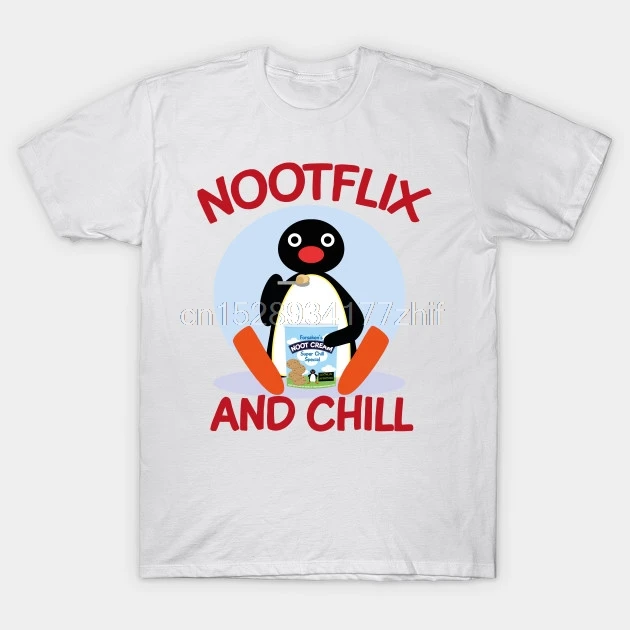 Мужская футболка Pingu Nootflix и детская женская | одежда