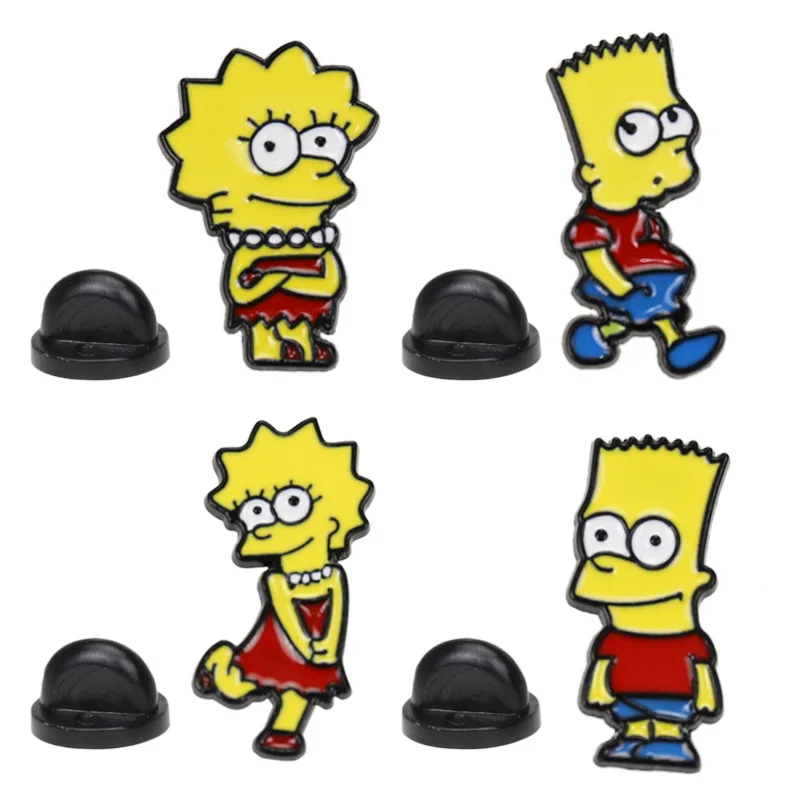 Simpsonssss ролевая Мода Аниме броши украшения булавка мультфильм брошь значки сумка