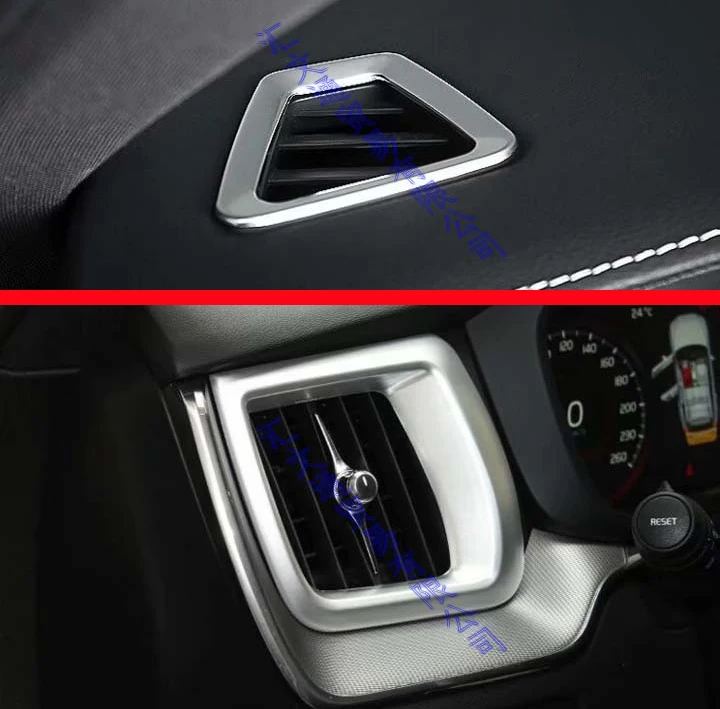 

Для Volvo XC60 ABS хромированная крышка для вентиляционного отверстия фоторамка молдинг украшение акцент Стайлинг