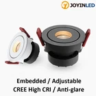 Светодиодный светильник с высоким индексом цветопередачи, с антибликовым покрытием, встроенный настенный светильник для гостиницы, коридора, спальни, регулируемый светодиодный светильник 3000K, 6000K