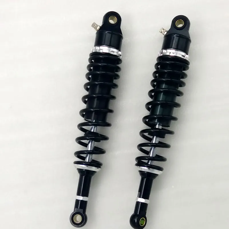 

Universal 380mm Motorcycle 7mm spring nitrogen Shock Absorber Suspension for honda yamaha suzuki all Black