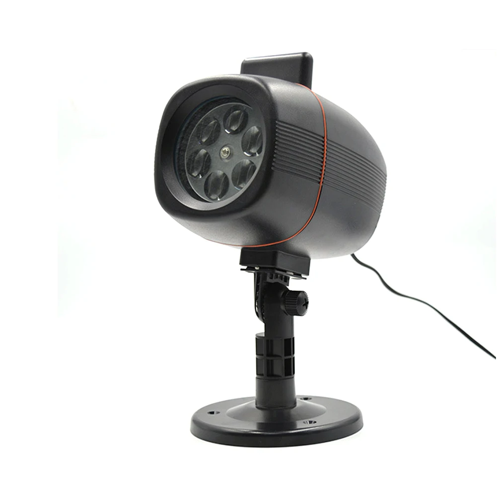 

Уличный светодиодный проекционный светильник в виде снежинки, водонепроницаемый светильник для газона, движущийся проектор снега, праздни...