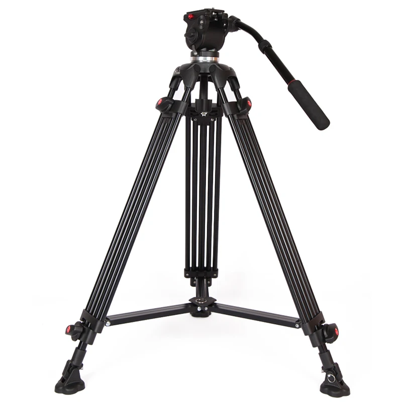 

JIEYANG JY0508AM for DSLR SLR Canon Nikon Olympus DV Adjustable Aluminium Alloy Camera Tripod with Handle Fluid Head Carry Bag