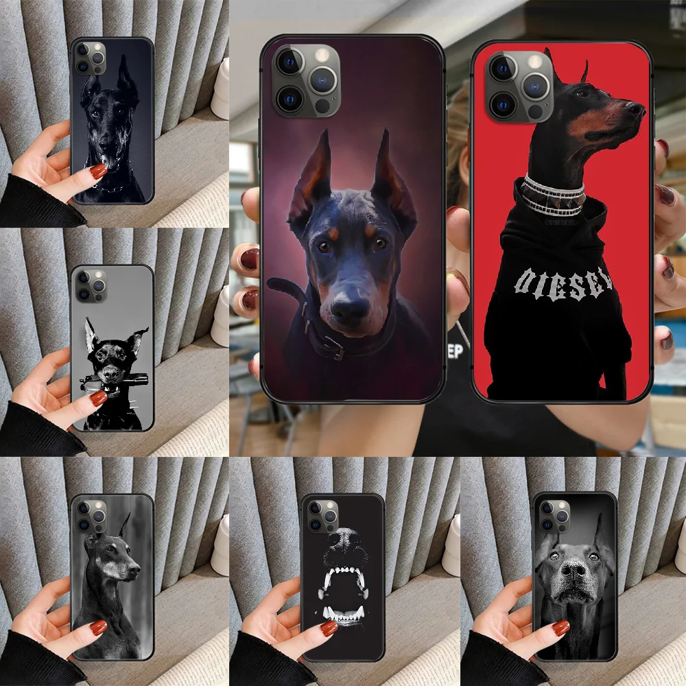 Чехол для телефона с изображением собаки Doberman чехол iphone 5 5S 6 6S PLUS 7 8 11 12 mini X XR XS PRO SE