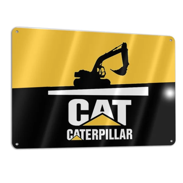 

Caterpillar Оловянная металлическая табличка деревенский рекламный Настенный декор