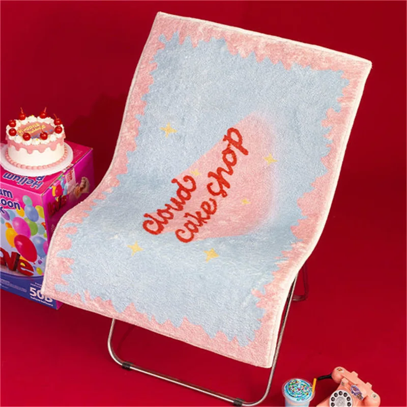 

Bathroom furry rug Doormat Door Mat for Floor Doorway Area Carpet Machine Washable Bed bath and table korean room decor Carpet