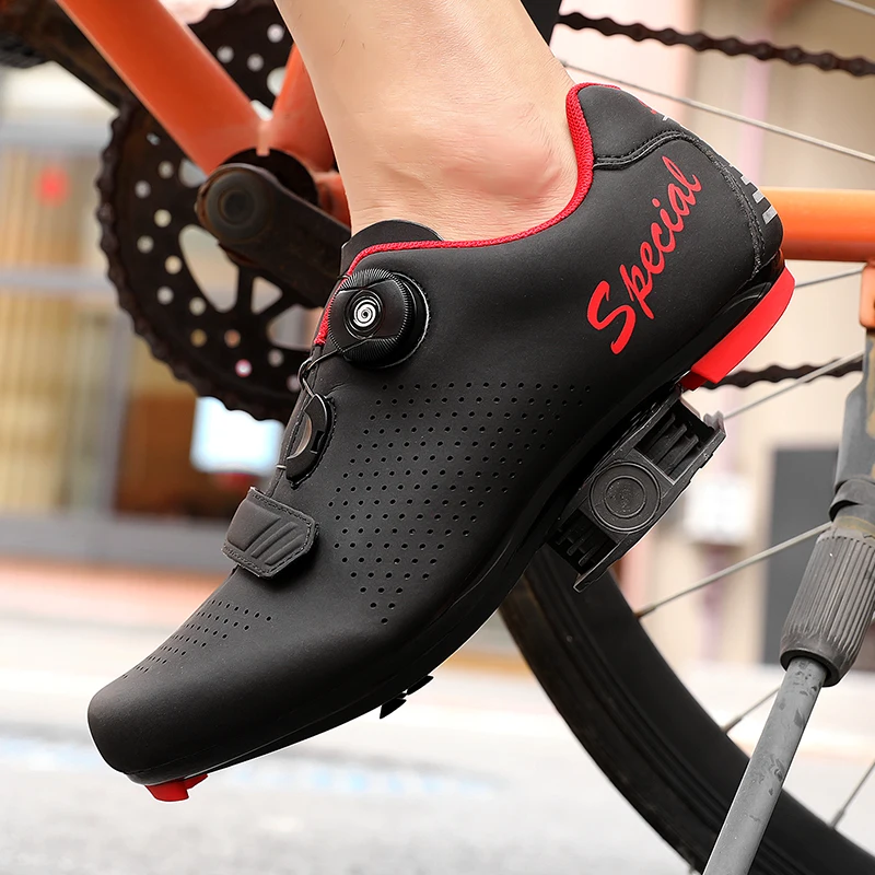 

Lightweight Road Cycling Shoes Breathable Racing Bike SPD Cleat Shoes Professional Self-Locking Bicycle Sneakers Sports Shoes