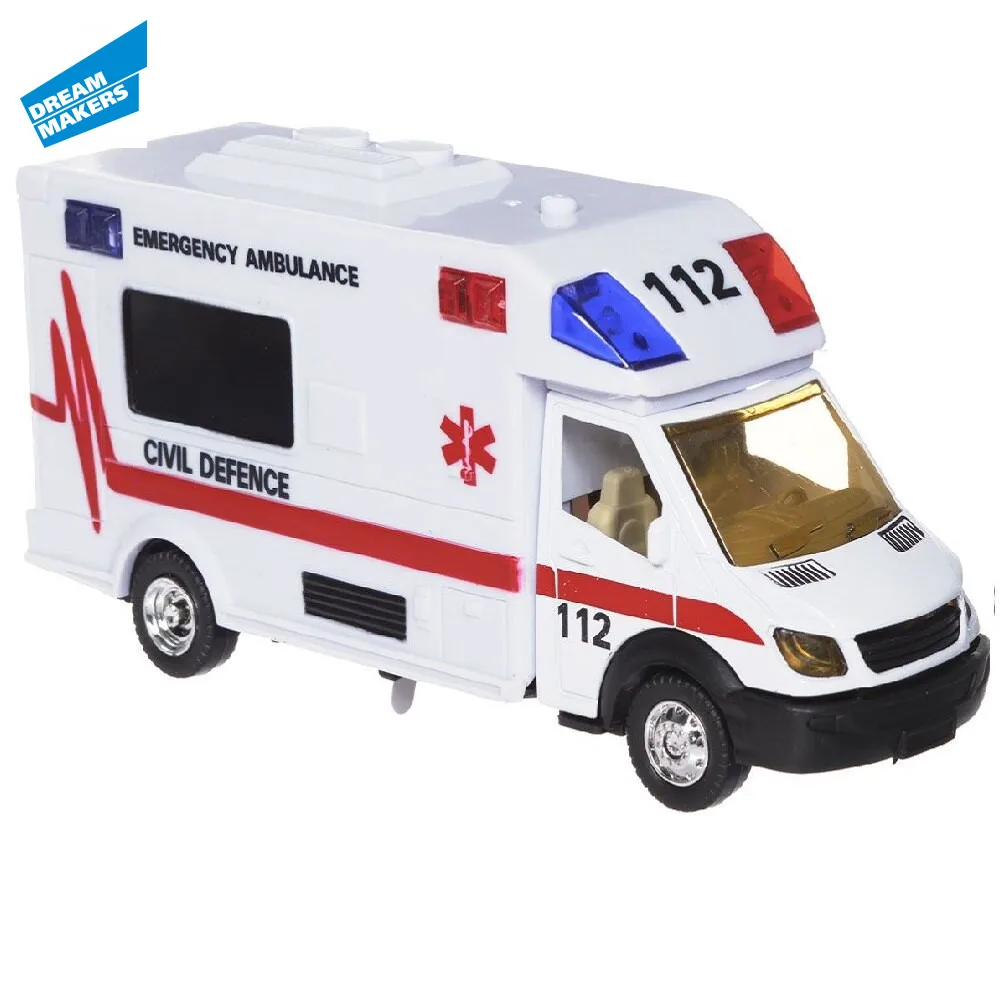 Big Motors Машинка инерционная Скорая помощь|Наземный транспорт| |