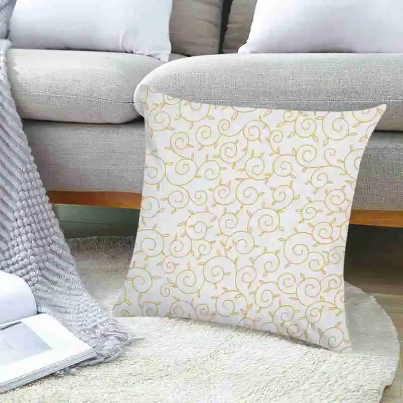 

Blue Geometry Striped Car Super Modern Fashion Home Throw For Sofa Car Home Decorative Pillowcase Pillow Cover Decoration