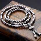 Тактическое ожерелье Catazer с бусинами Будды, инструменты для повседневного использования, для самообороны, для выживания, цепочка, плетка, Прямая поставка, боевые искусства