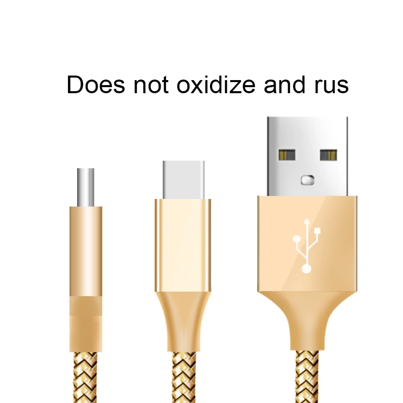 Нейлоновый Быстрый usb type C кабель для huawei P20 Lite Быстрая зарядка быстрое зарядное