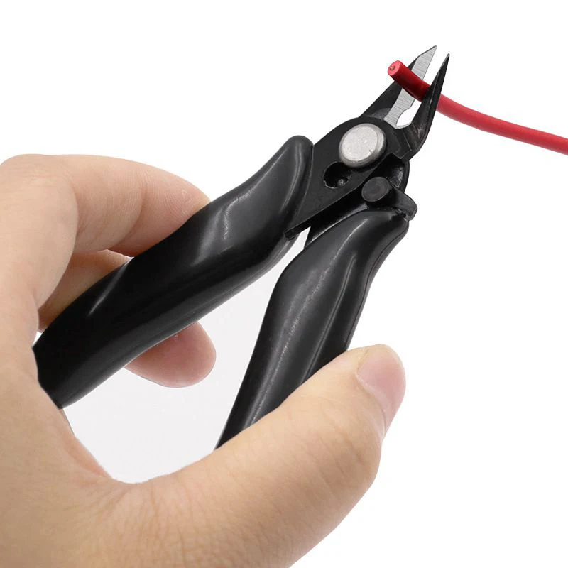 

Bevel pliers 3.5 Inch Mini Wire Cutter Cable Snips Cutting Side Cutter Electronic Pliers Wires Insulating Rubber Handle Model