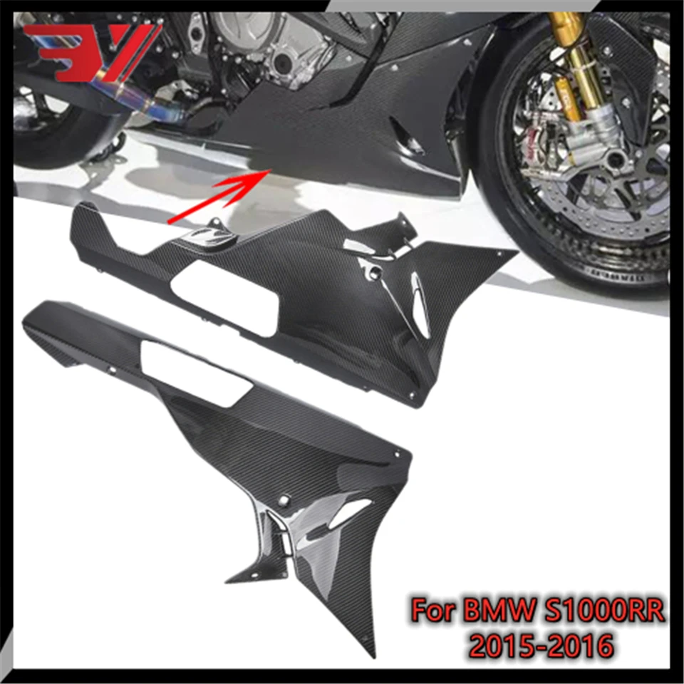 

For BMW S1000RR S1000 RR 2015 2016 Carbon Fiber Lower Side Belly Pan Fairing s1000rr 15 16 Motorcycle ABS Injection Fairing