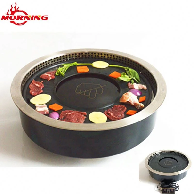 Купить Домашний гриль, ресторанное оборудование, электрический гриль для барбекю, гриль с горячим горшком для столешницы