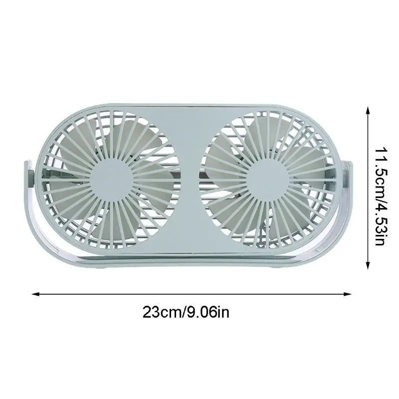 

Summer USB Cooling Fan Double-head Desktop Fan Portable Fan with Aromatherapy