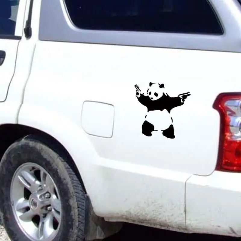 

Lovely Panda 3D Car Sticker Automobiles Truck Window Reflective Decal Bumper Funny Cute Animal Stickers Decoration 10x10cm