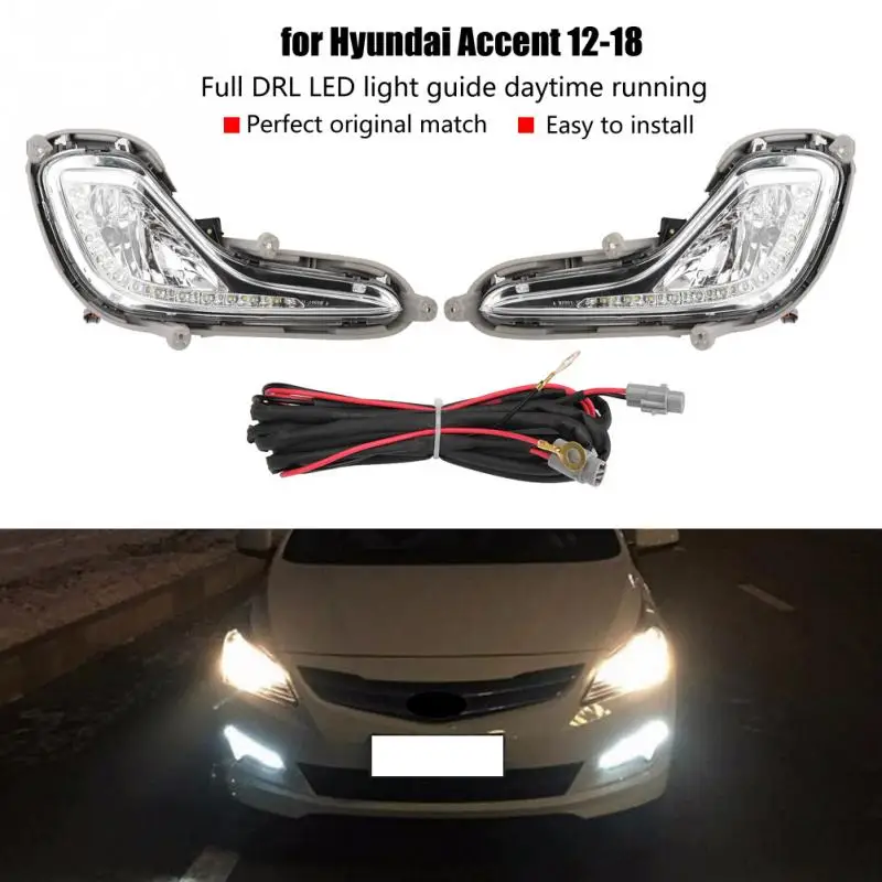 1 пара Автомобильные фары дневного света светильник DRL Светодиодный дневной
