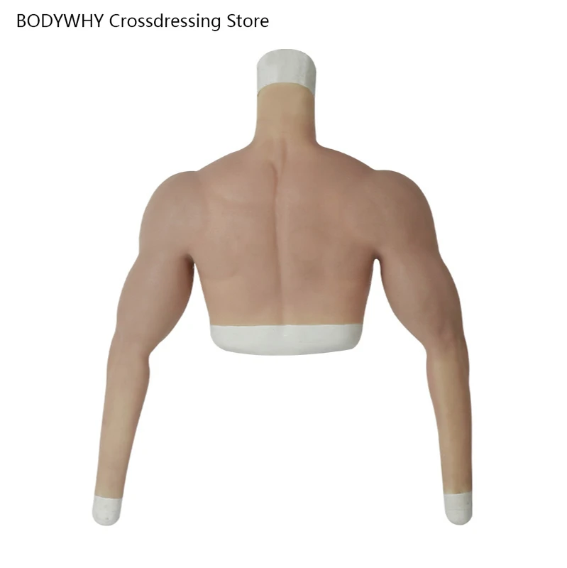 

New Realistic Dummy Silicone Fake Muscle Belly Human Body Simulation Muscle Male Fake Belly Role Playing