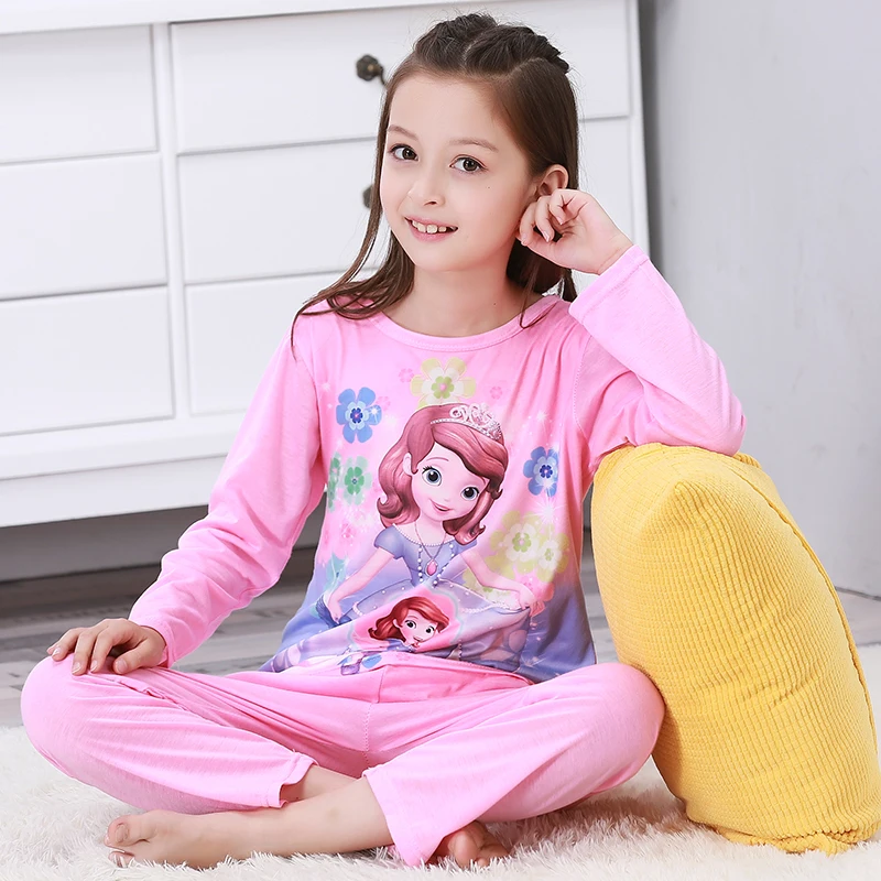 Удобный зимний хлопковый комплект нижнего белья для девочек и мальчиков