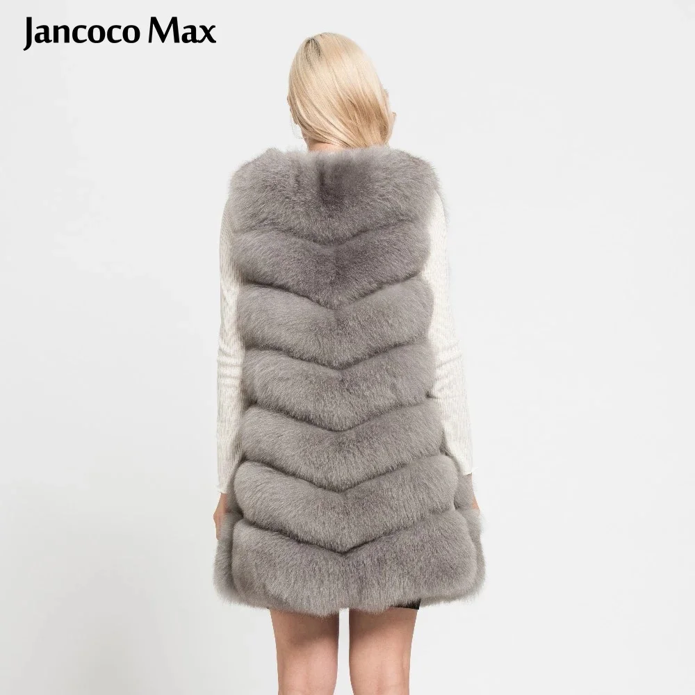 Новинка жилет из натурального Лисьего меха высокое качество женский зимнее