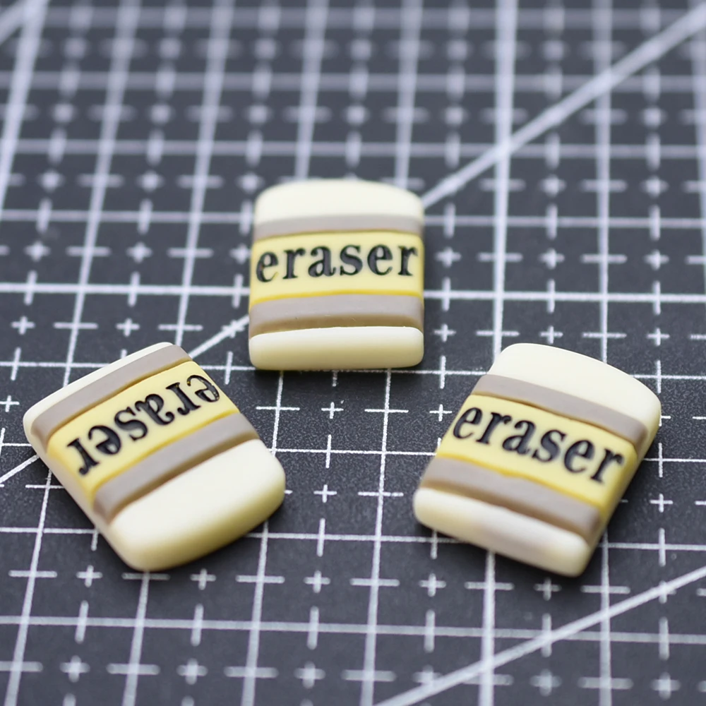 

1 шт./лот смолы с плоской задней частью моделирование ластик 22 мм Украшение DIY Украшение для телефона