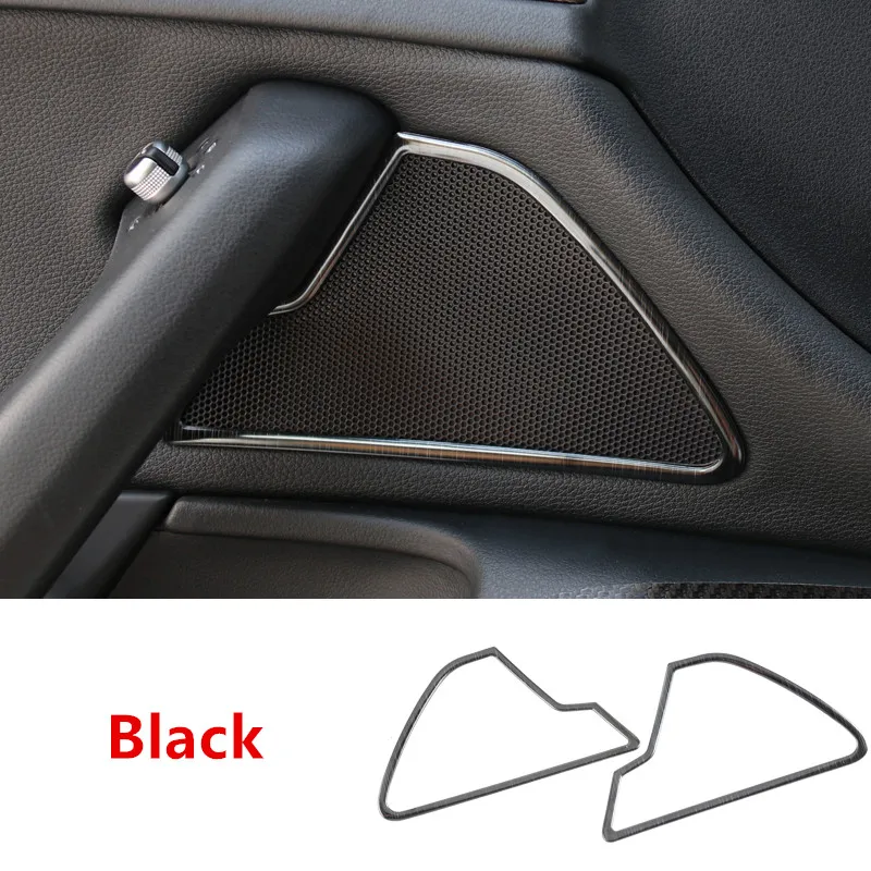 door stereo Автомобиль Стайлинг двери панели декоративные крышки отделка для Audi A6 C7 2012-18 салон, Торпедо переключения передач рамочные полосы вентиляционные отверстия наклейки - Название цвета: door stereo