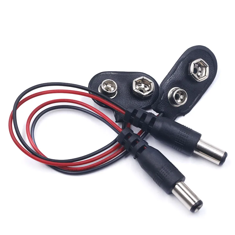 9V DC Battery Power Cable Plug Clip Barrel Jack Connector for Arduino DIY I T type images - 6