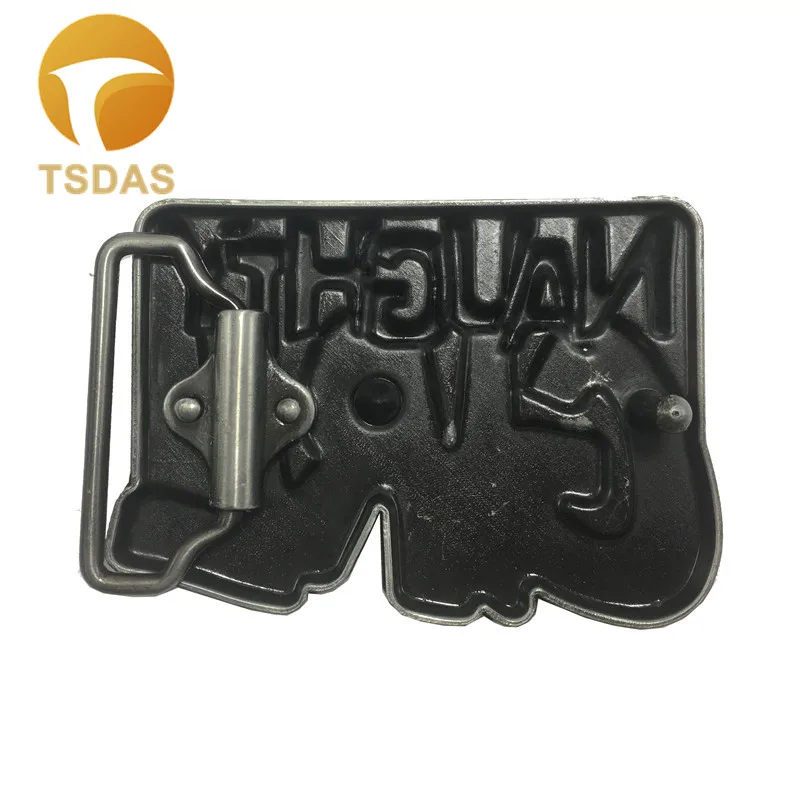 Озорная девушка мода ремень пряжка с розовым и черным цветом 85*60 мм Женский