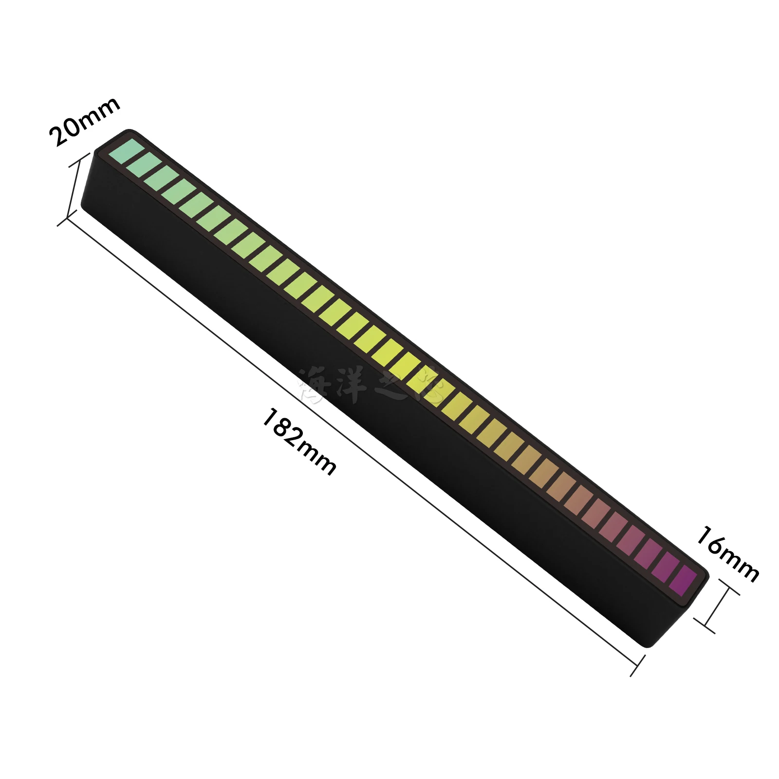 RGB-управление звуком светодиодная подсветка управление через приложение пикап