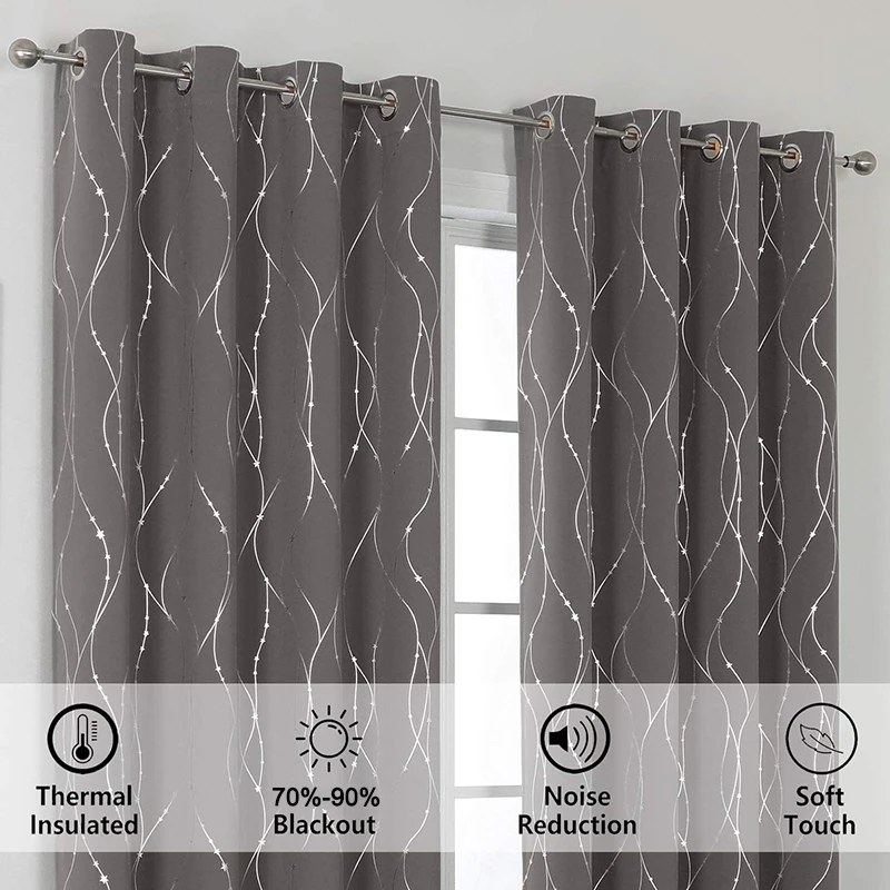 Портативные затемняющие шторы с теплоизоляцией современные черные тканевые