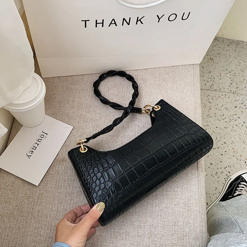 Новинка 2020 модные сумки с рисунком аллигатора для женщин сумка на плечо Женская