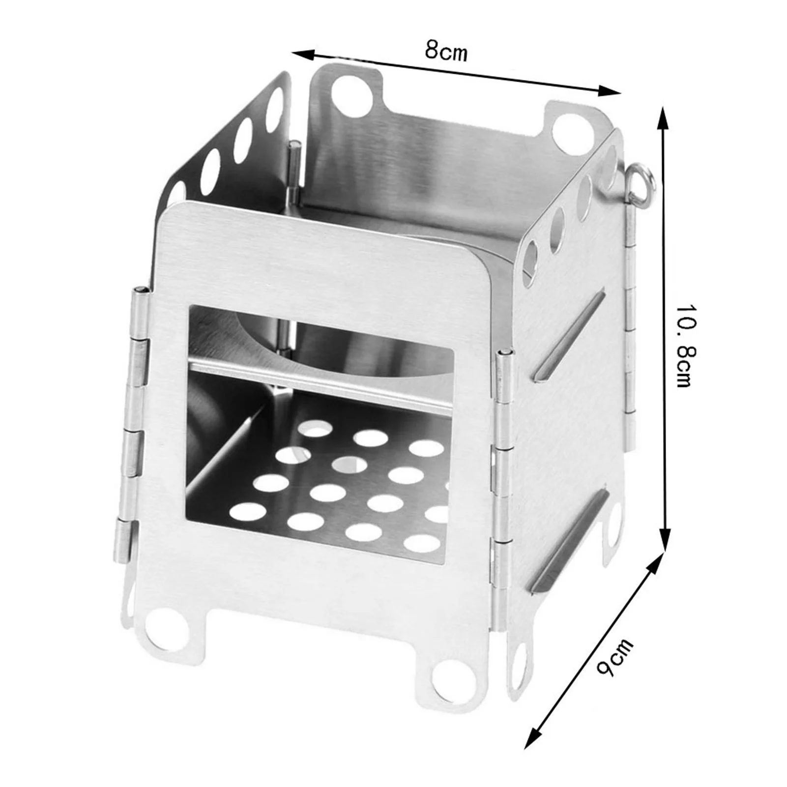 

Outdoor Portable Camping Stove Lightweight Wood Burner Pocket Alcohol Furnace