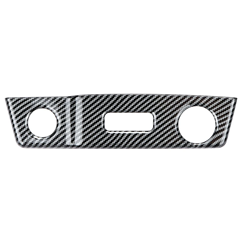 

1 Pc New ABS Carbon Fiber Car Console Cigarette Lighter Panel Cover Trim for Nissan X-Trail 2021 Auto Engine Start Panel Sticker