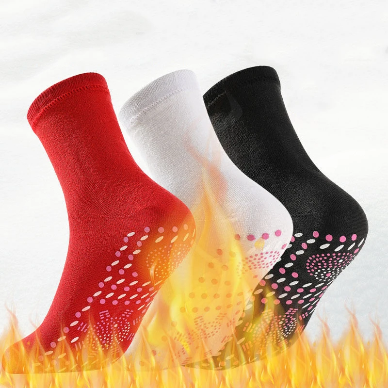 

Foot Warming Socks Massage Heating Socks Tourmaline Socks Women Self-heating Socks Men and Women Autumn and Winter Warm Socks