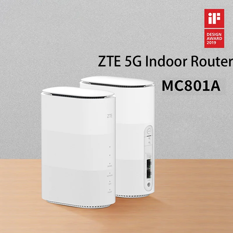 ​ZTE MC801A 5G CPE High Speed 4g5g Router With Sim Card Support SDX55 NSA+SA N78/79/41/1/28 802.11AX  Wifi 6 5g Modem Network