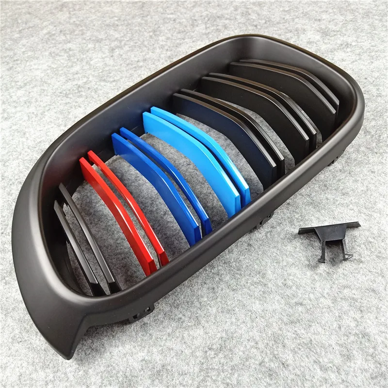 Одна пара ABS 2014 2018 Matte M Color X4 X3 для передних автомобилей BMW F25 F26 двойная планка