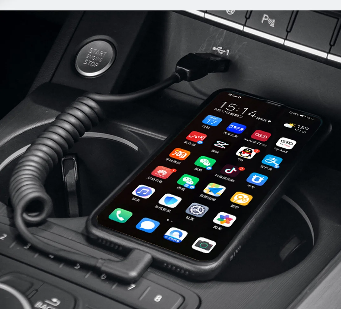 Оригинальный Carplay регулируемый кабель для передачи данных Audi A4L A6L Q3 Q5L Q7 A7