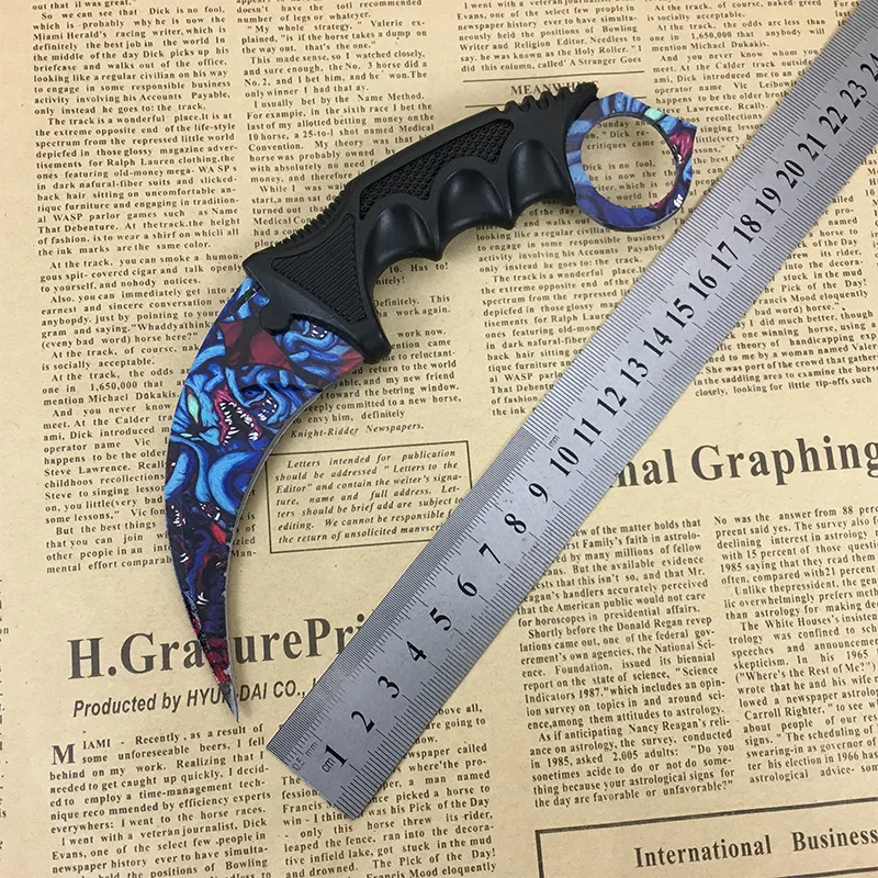 Новый нож-керамбит тактический нож с фиксированным лезвием для шеи ножнами резки