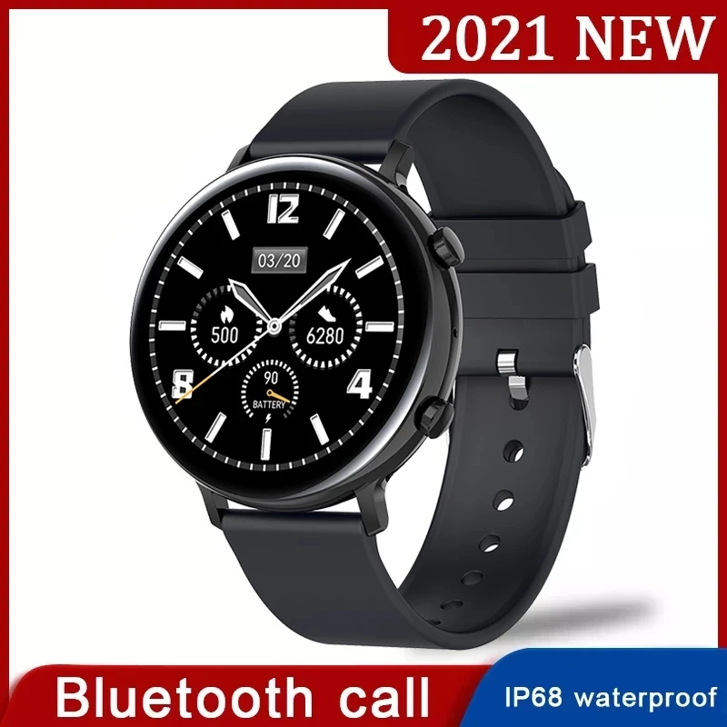 

2021 Bluetooth Call Watch Men Smart Watch Women Full Touch Sport Fitness Tracker Blood Pressure IP68 Waterproof Smart Watch Men