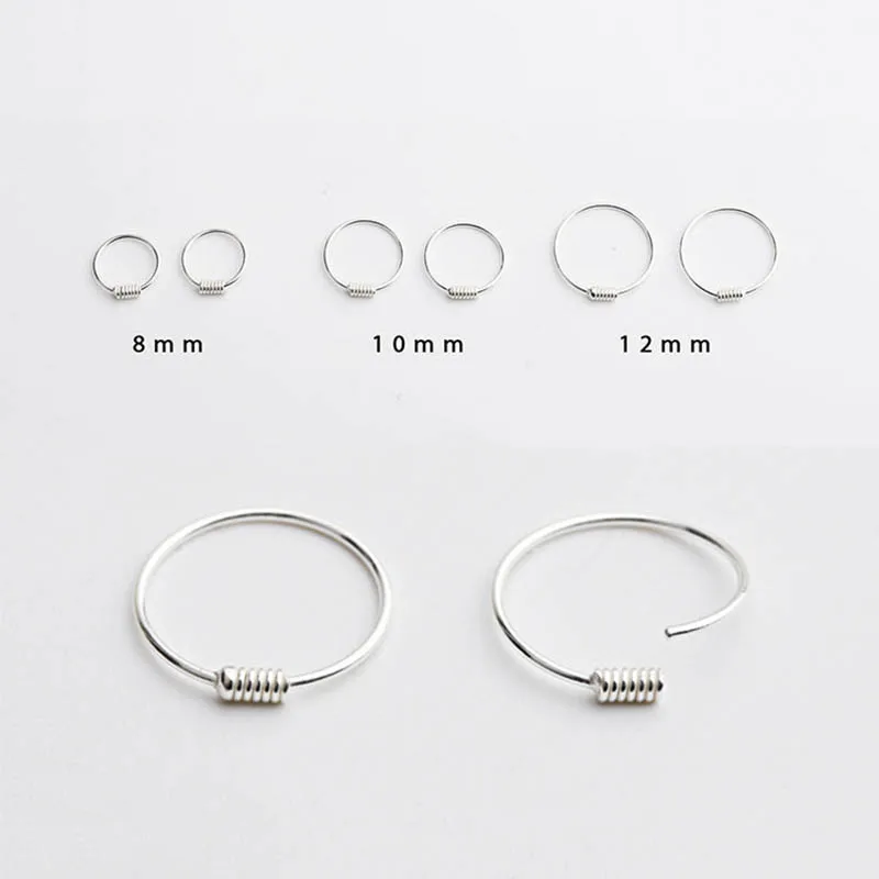 2 шт. 925 пробы Серебряные серьги кольца аксессуары для бижутерии материал