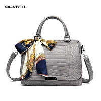 olsitti high quality leather handbags luxury crossbody fashion crocodile pattern shoulder bags for women 2021 designer new