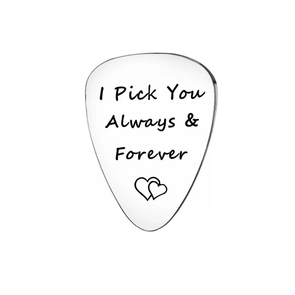 Подарок на день отца шпилька аксессуары для гитары ожерелье из нержавеющей стали