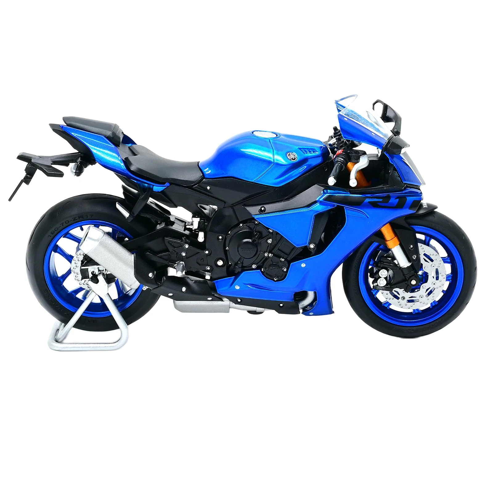 Коллекция 1:18 мотоциклов Yamaha YZF R1 литые под давлением модели Blue R1| |