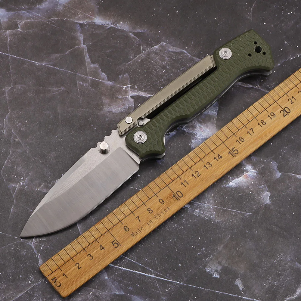 

Custom AD15 Folding D2 Blade Steel + G10 Handle Outdoor Camping Hunting Fishing Hiking Pocket Knife